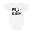 thumbnail image 1 of Inktastic Witch in Training Boys or Girls Baby Bodysuit, 1 of 5