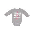 thumbnail image 1 of Inktastic Without Music Life Would Be Flat Girls Long Sleeve Baby Bodysuit, 1 of 5