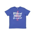 thumbnail image 1 of Inktastic Without Music Life Would Be Flat Youth T-Shirt, 1 of 5