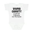 thumbnail image 1 of Inktastic Womb County I Just Did 9 Months on the Inside Boys or Girls Baby Bodysuit, 1 of 5