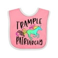 thumbnail image 1 of Inktastic Women's Rights Trample the Patriarchy Boys or Girls Baby Bib, 1 of 4