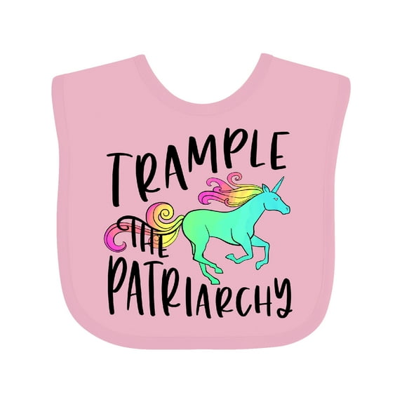 Inktastic Women's Rights Trample the Patriarchy Boys or Girls Baby Bib