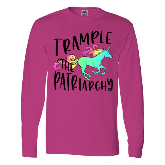 Inktastic Women's Rights Trample the Patriarchy Long Sleeve T-Shirt