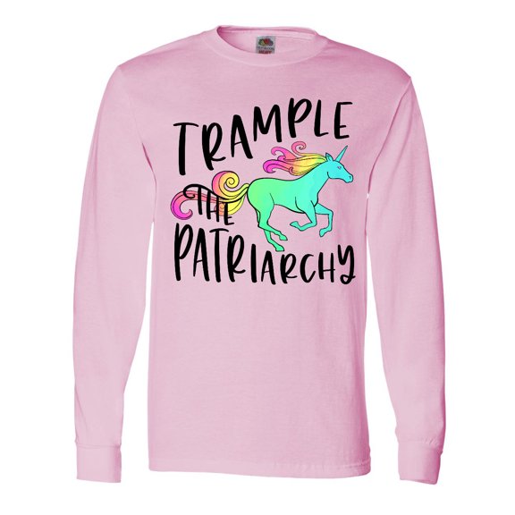 Inktastic Women's Rights Trample the Patriarchy Long Sleeve T-Shirt