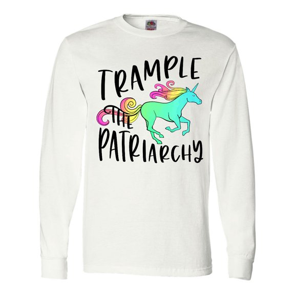 Inktastic Women's Rights Trample the Patriarchy Long Sleeve T-Shirt