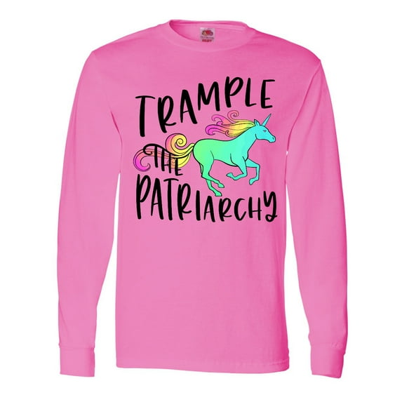 Inktastic Women's Rights Trample the Patriarchy Long Sleeve T-Shirt