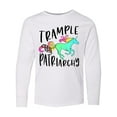 thumbnail image 1 of Inktastic Women's Rights Trample the Patriarchy Long Sleeve Youth T-Shirt, 1 of 5