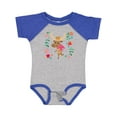 thumbnail image 1 of Inktastic Woodland Moose Spring Flowers Girls Baby Bodysuit, 1 of 5