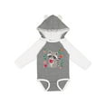 thumbnail image 1 of Inktastic Woodland Raccoon Spring Flowers Girls Long Sleeve Baby Bodysuit, 1 of 5