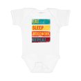thumbnail image 1 of Inktastic Woodworking Eat Sleep Woodwork Repeat Boys or Girls Baby Bodysuit, 1 of 5
