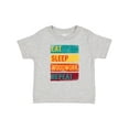 thumbnail image 1 of Inktastic Woodworking Eat Sleep Woodwork Repeat Boys or Girls Baby T-Shirt, 1 of 5