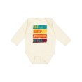 thumbnail image 1 of Inktastic Woodworking Eat Sleep Woodwork Repeat Boys or Girls Long Sleeve Baby Bodysuit, 1 of 5