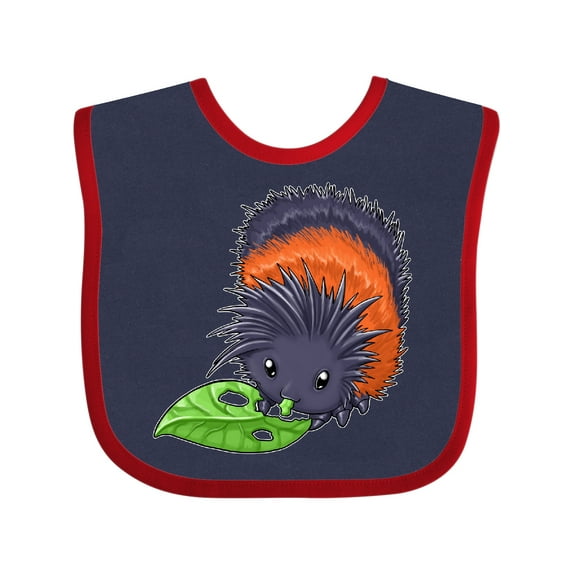 Inktastic Wooly Bear Caterpillar- Cute Baby Insect Boys or Girls Baby Bib