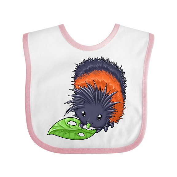 Inktastic Wooly Bear Caterpillar- Cute Baby Insect Boys or Girls Baby Bib