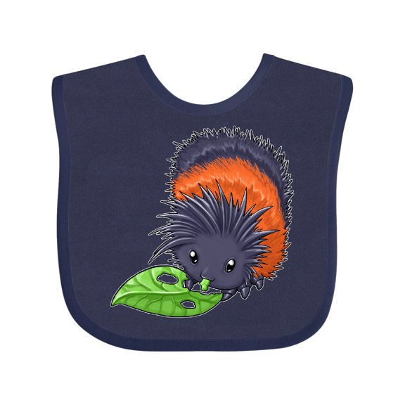 Inktastic Wooly Bear Caterpillar- Cute Baby Insect Boys or Girls Baby Bib