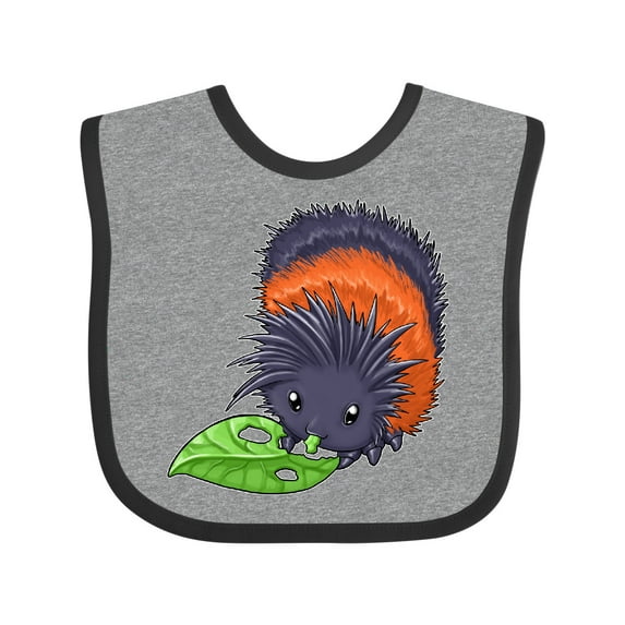Inktastic Wooly Bear Caterpillar- Cute Baby Insect Boys or Girls Baby Bib