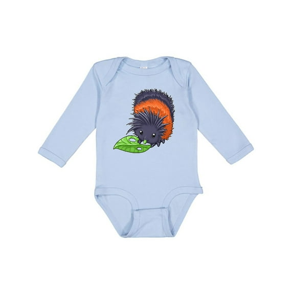 Inktastic Wooly Bear Caterpillar- Cute Baby Insect Boys or Girls Long Sleeve Baby Bodysuit