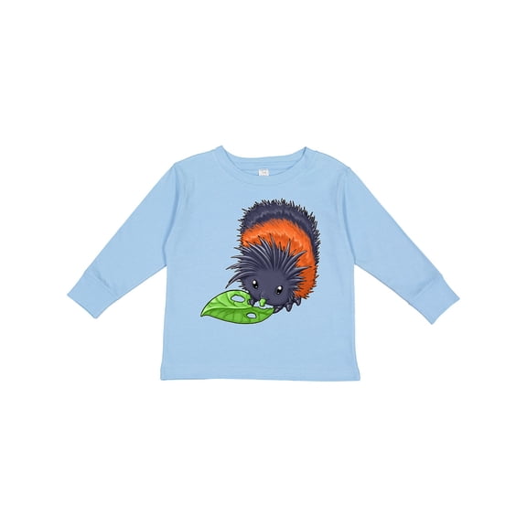 Inktastic Wooly Bear Caterpillar Cute Baby Insect Boys or Girls Long Sleeve Toddler T-Shirt