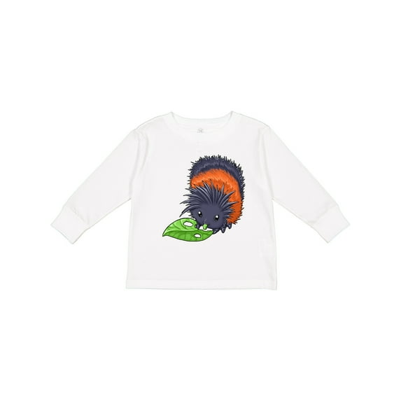 Inktastic Wooly Bear Caterpillar Cute Baby Insect Boys or Girls Long Sleeve Toddler T-Shirt