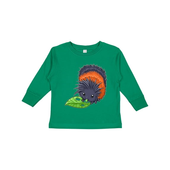 Inktastic Wooly Bear Caterpillar Cute Baby Insect Boys or Girls Long Sleeve Toddler T-Shirt