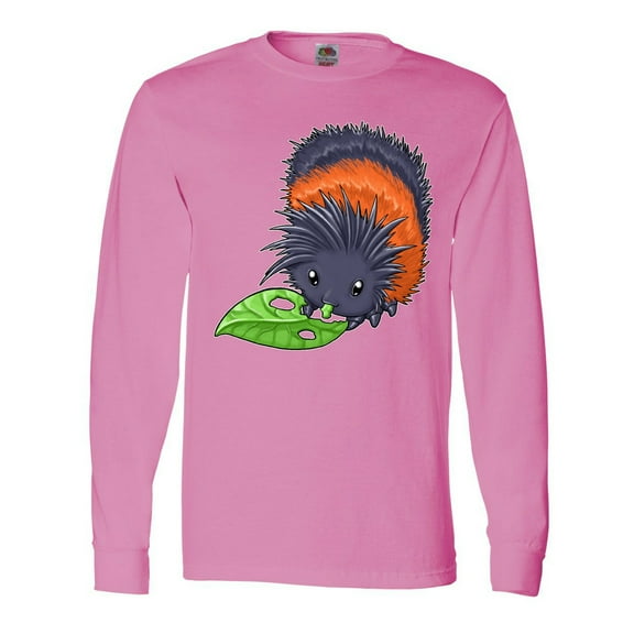 Inktastic Wooly Bear Caterpillar- Cute Baby Insect Long Sleeve T-Shirt