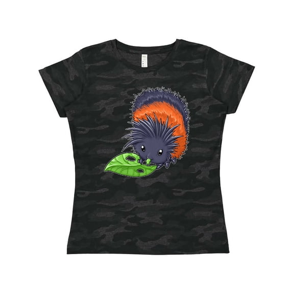 Inktastic Wooly Bear Caterpillar- Cute Baby Insect Women's T-Shirt