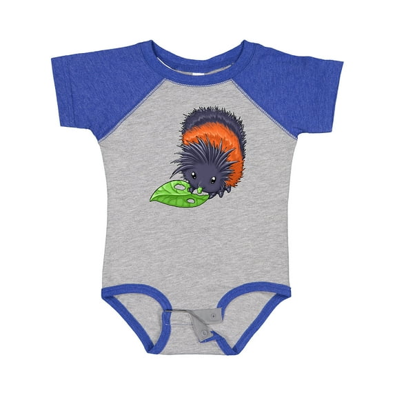Inktastic Wooly bear caterpillar- cute baby insect Boys or Girls Baby Bodysuit