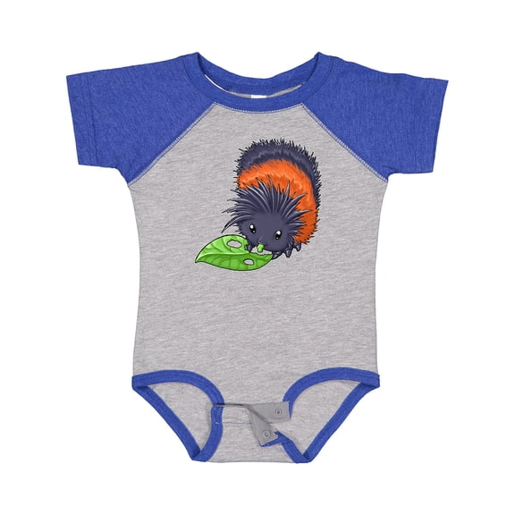Inktastic Wooly bear caterpillar- cute baby insect Boys or Girls Baby Bodysuit