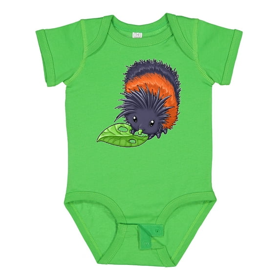 Inktastic Wooly bear caterpillar- cute baby insect Boys or Girls Baby Bodysuit