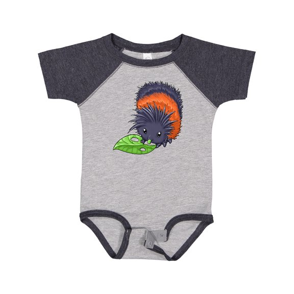 Inktastic Wooly bear caterpillar- cute baby insect Boys or Girls Baby Bodysuit