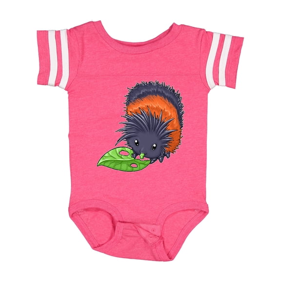 Inktastic Wooly bear caterpillar- cute baby insect Boys or Girls Baby Bodysuit