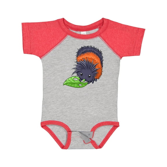 Inktastic Wooly bear caterpillar- cute baby insect Boys or Girls Baby Bodysuit