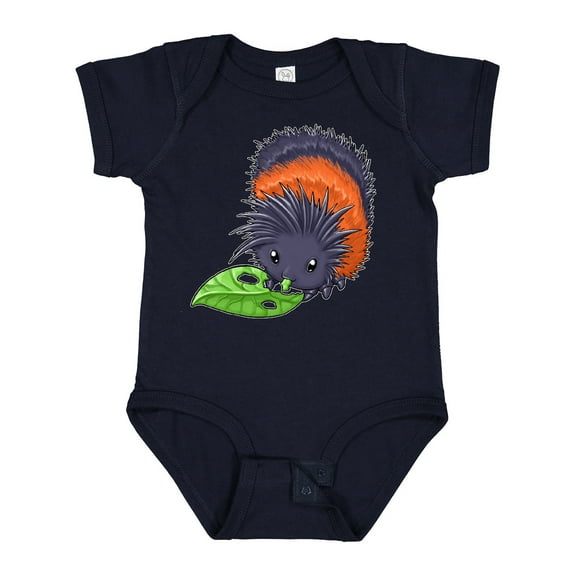 Inktastic Wooly bear caterpillar- cute baby insect Boys or Girls Baby Bodysuit