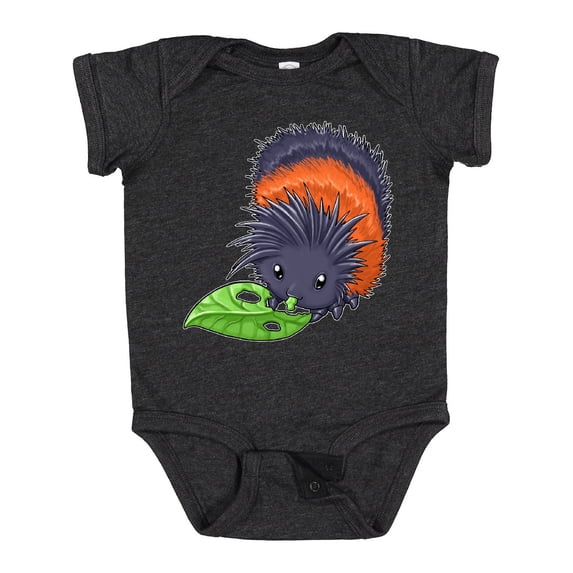 Inktastic Wooly bear caterpillar- cute baby insect Boys or Girls Baby Bodysuit