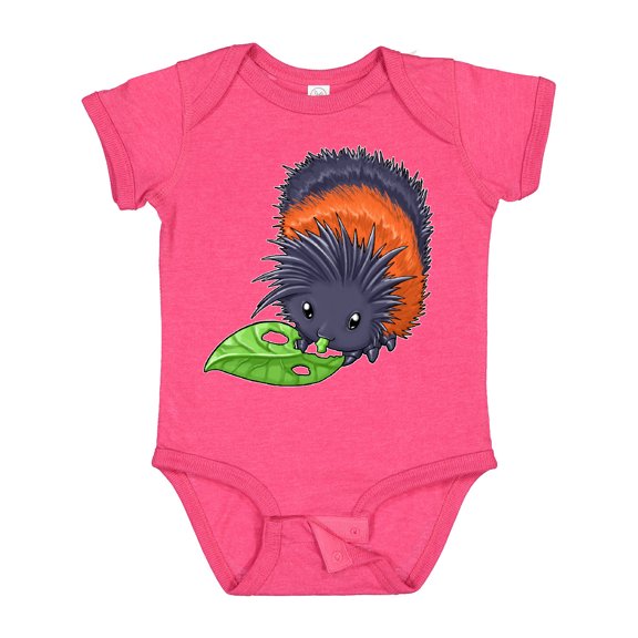 Inktastic Wooly bear caterpillar- cute baby insect Boys or Girls Baby Bodysuit