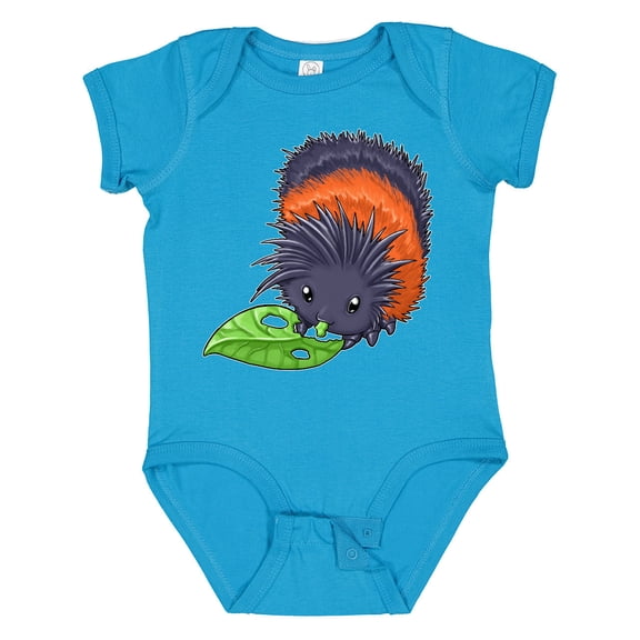 Inktastic Wooly bear caterpillar- cute baby insect Boys or Girls Baby Bodysuit