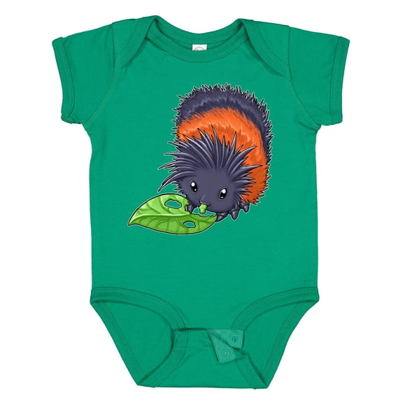 Inktastic Wooly bear caterpillar- cute baby insect Boys or Girls Baby Bodysuit