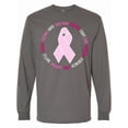 thumbnail image 1 of Inktastic Word Circle-breast Cancer Awareness Long Sleeve T-Shirt, 1 of 5