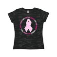 thumbnail image 1 of Inktastic Word Circle-Breast Cancer Awareness Women's T-Shirt, 1 of 5