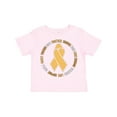 thumbnail image 1 of Inktastic Word Circle-Childhood Cancer Awareness Boys or Girls Toddler T-Shirt, 1 of 5