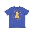 thumbnail image 1 of Inktastic Word Circle-Childhood Cancer Awareness Youth T-Shirt, 1 of 5