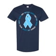 thumbnail image 1 of Inktastic Word Circle-prostate Cancer Awareness T-Shirt, 1 of 5