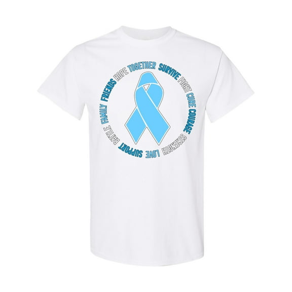 Inktastic Word Circle-prostate Cancer Awareness T-Shirt