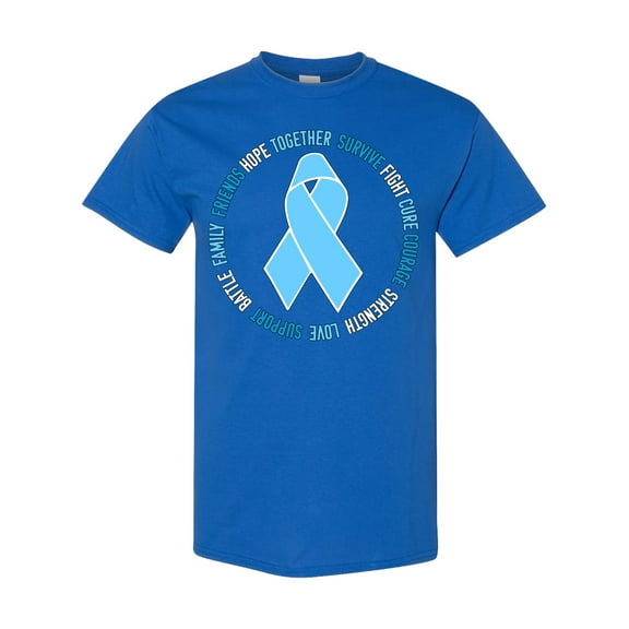 Inktastic Word Circle-prostate Cancer Awareness T-Shirt