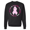 thumbnail image 1 of Inktastic Word Circle-breast Cancer Awareness Adult Sweatshirt, 1 of 4