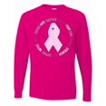 thumbnail image 1 of Inktastic Word Circle-breast Cancer Awareness Long Sleeve T-Shirt, 1 of 5