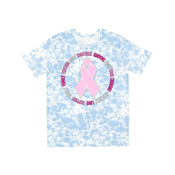 Inktastic Word Circle-breast Cancer Awareness T-Shirt