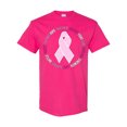 thumbnail image 1 of Inktastic Word Circle-breast Cancer Awareness T-Shirt, 1 of 5