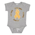 thumbnail image 1 of Inktastic Word Circle-childhood Cancer Awareness Boys or Girls Baby Bodysuit, 1 of 5