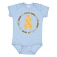 thumbnail image 1 of Inktastic Word Circle-childhood Cancer Awareness Boys or Girls Baby Bodysuit, 1 of 5